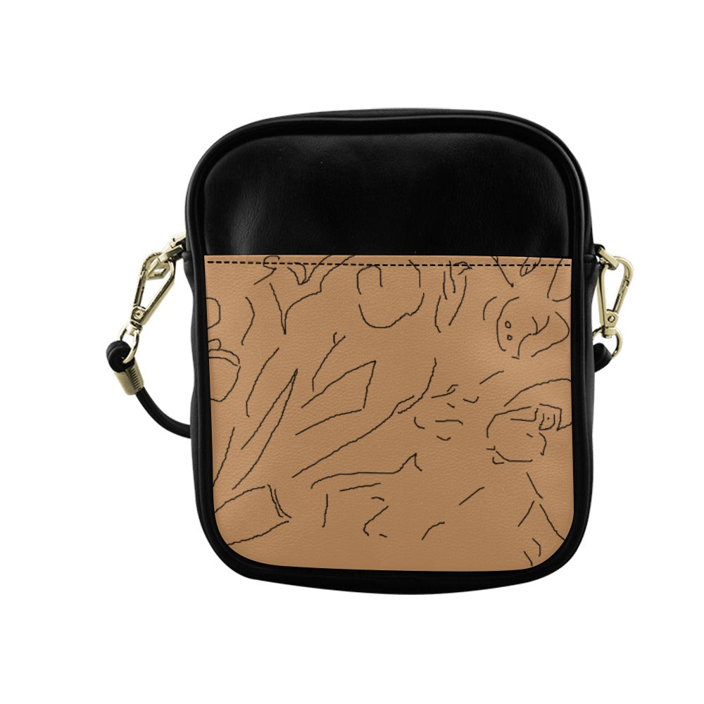 Black camel bag women