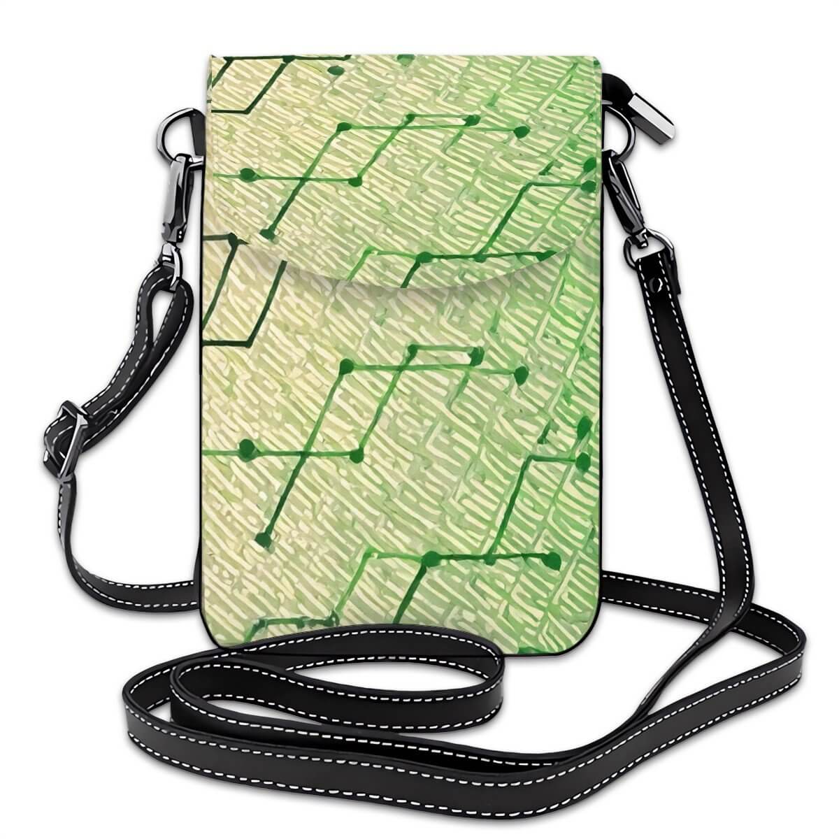 Cell Phone Crossbody Bag with Patterns