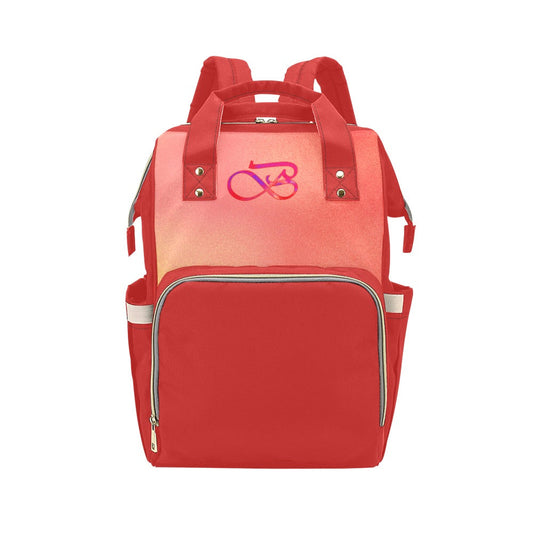 Sac à dos multiusage motif couleur saumoné Inkedjoy