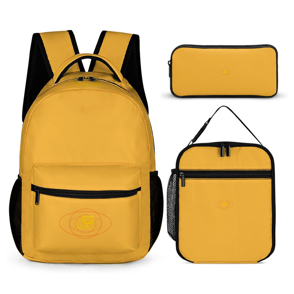 Ensemble pour la rentrée scolaire jaune