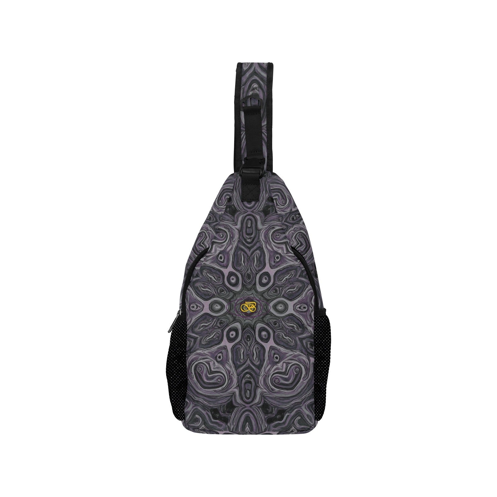 Sac De Poitrine Croisé Gris Motifs Bagaléa