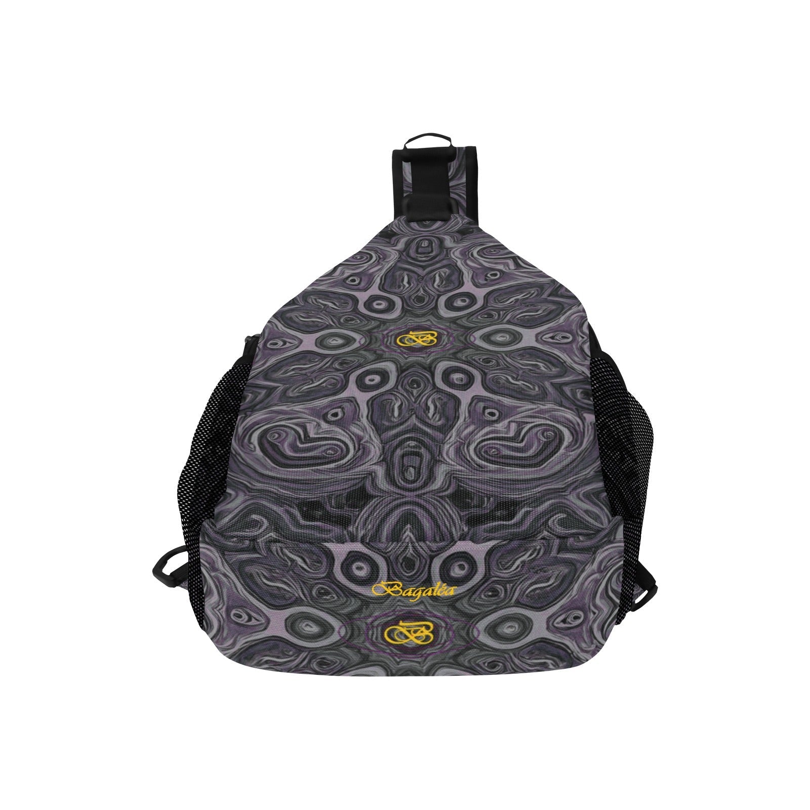 Sac De Poitrine Croisé Gris Motifs Bagaléa