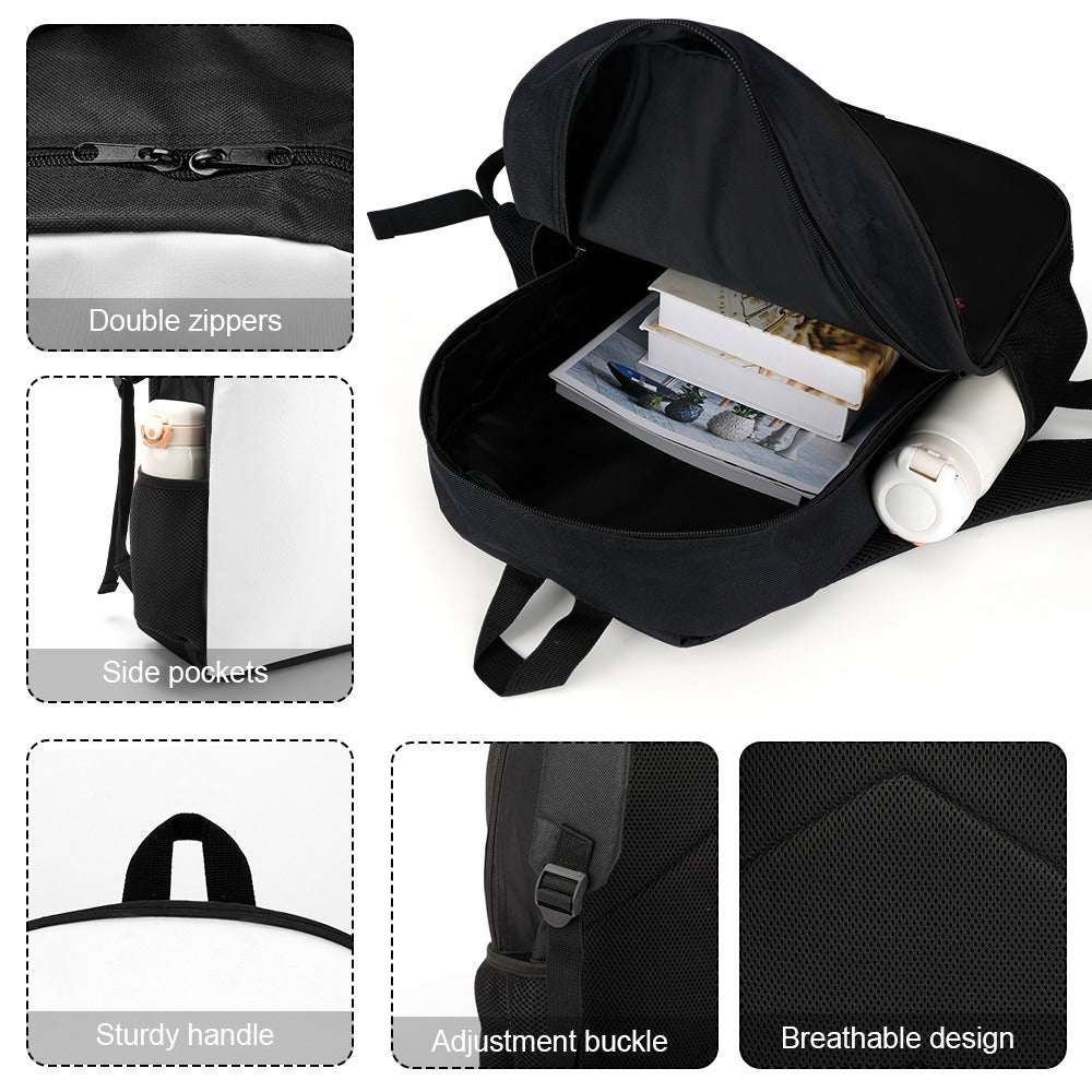 Sac À Dos 17" - Origami noir