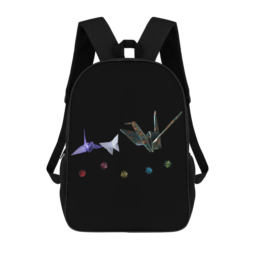 Sac À Dos 17" Motif Orgami pour l'école, les loisirs ou le sport