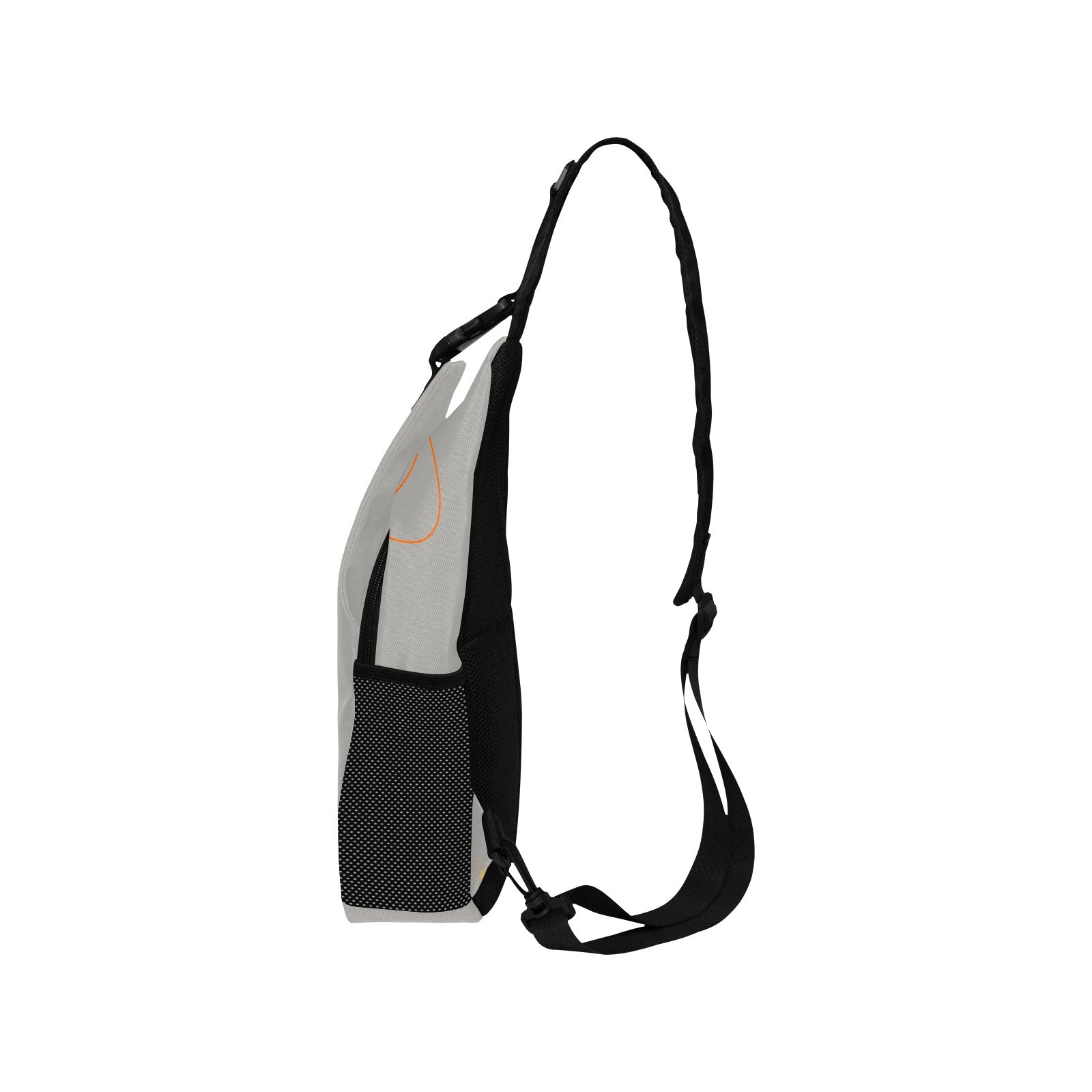 Sac a dos pratique pour homme gris, à porter dans le dos ou sur la poitrine