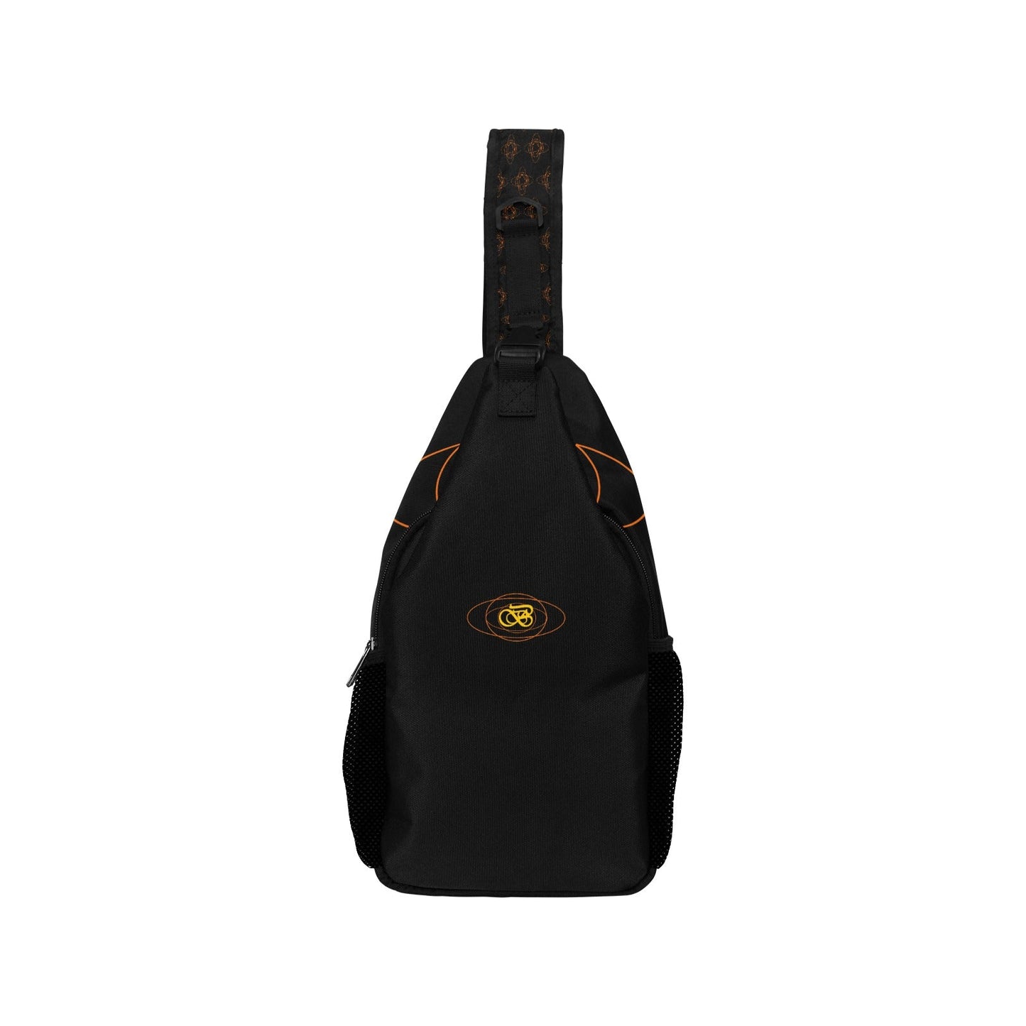 Sac à dos de poitrine pour homme parfait pour les sorties, colori noir