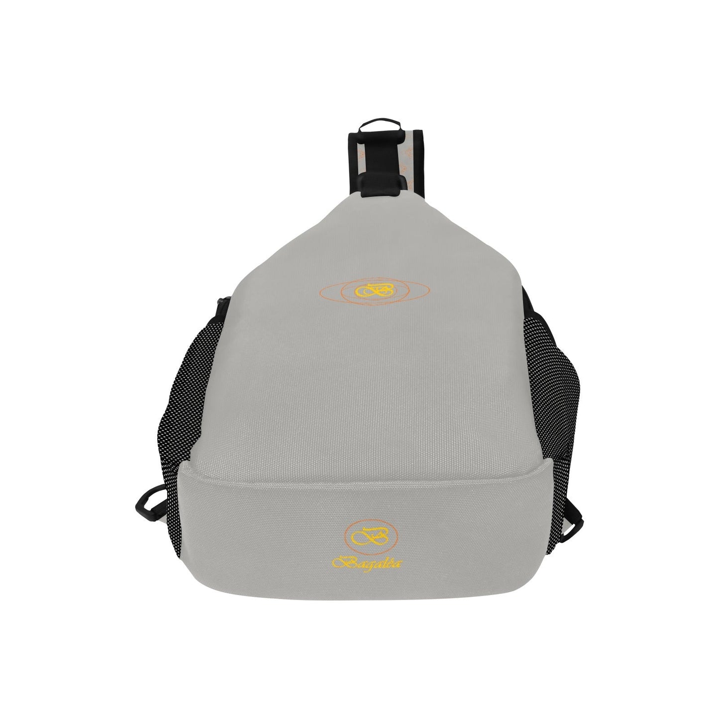 Sac de poitrine Bagaléa de couleur gris, à porter en avant ou dans le dos, léger et pratique