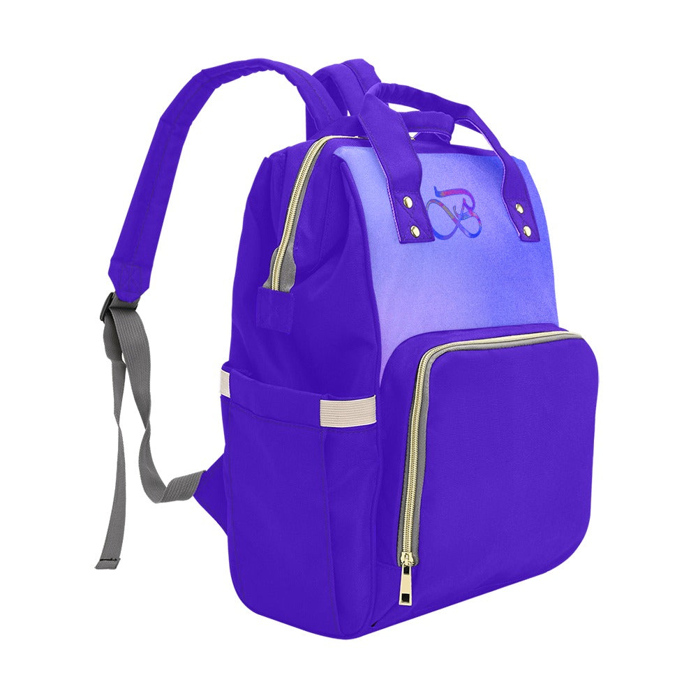 Sac À Dos Multiusage Bleu Motif B Couleur Bleu Pourpré Spectral Bagaléa