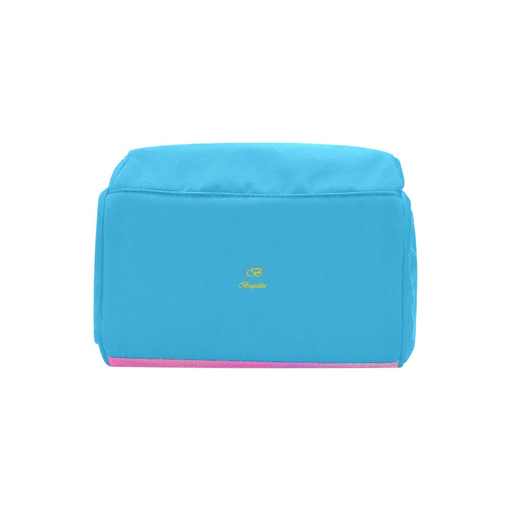 Sac À Dos Multiusage Motif Bleu Ciel Profond B Couleur Rose Dégradée Bagaléa