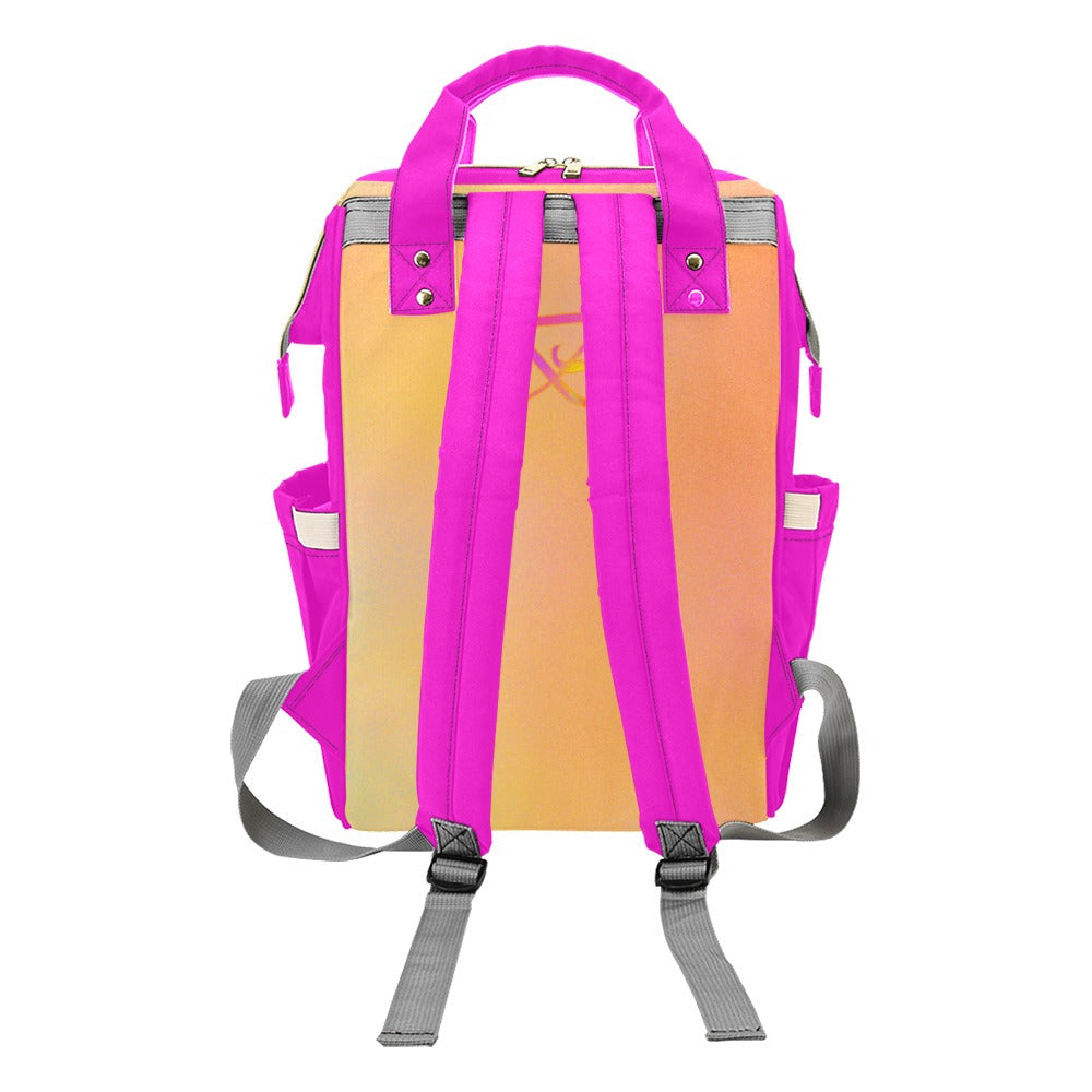 Sac À Dos Magenta Multiusage Motif B Couleur Ensoleillé Bagaléa
