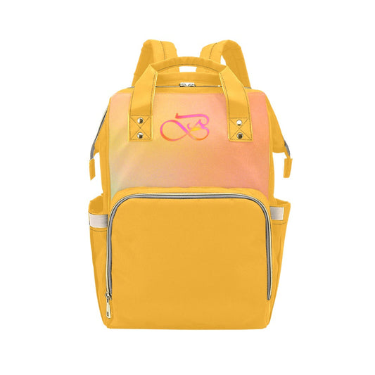 Sac À Dos Jaune Orange Multiusage Motif B Couleur Ensoleillé Bagaléa