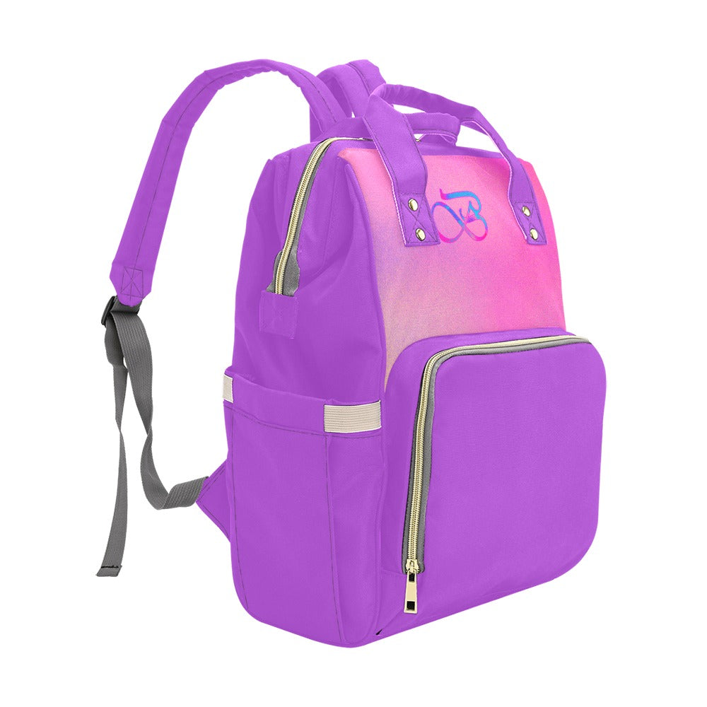 Sac À Dos Orchidée Multiusage Motif B Couleur Rose Dégradée Bagaléa