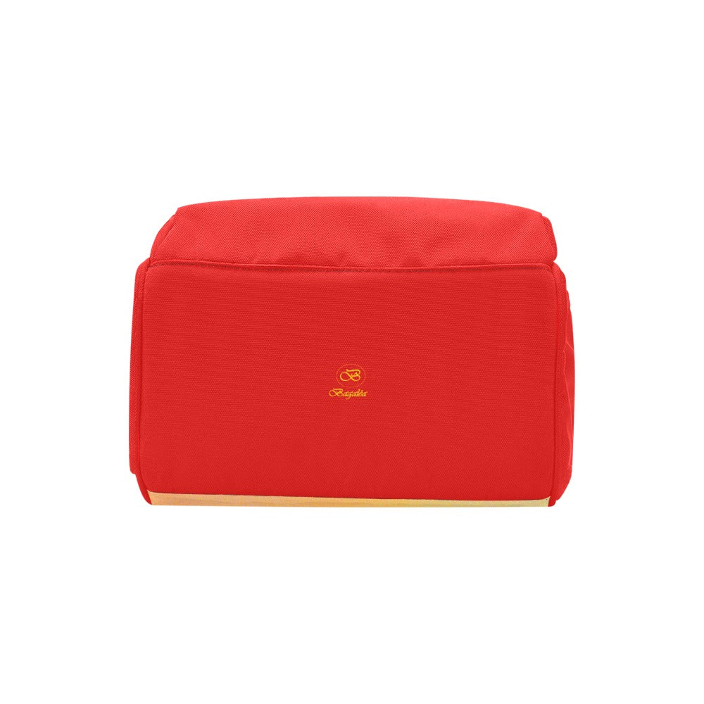 Sac À Dos Rouge Multiusage Motif B Couleur Ensoleillé Bagaléa