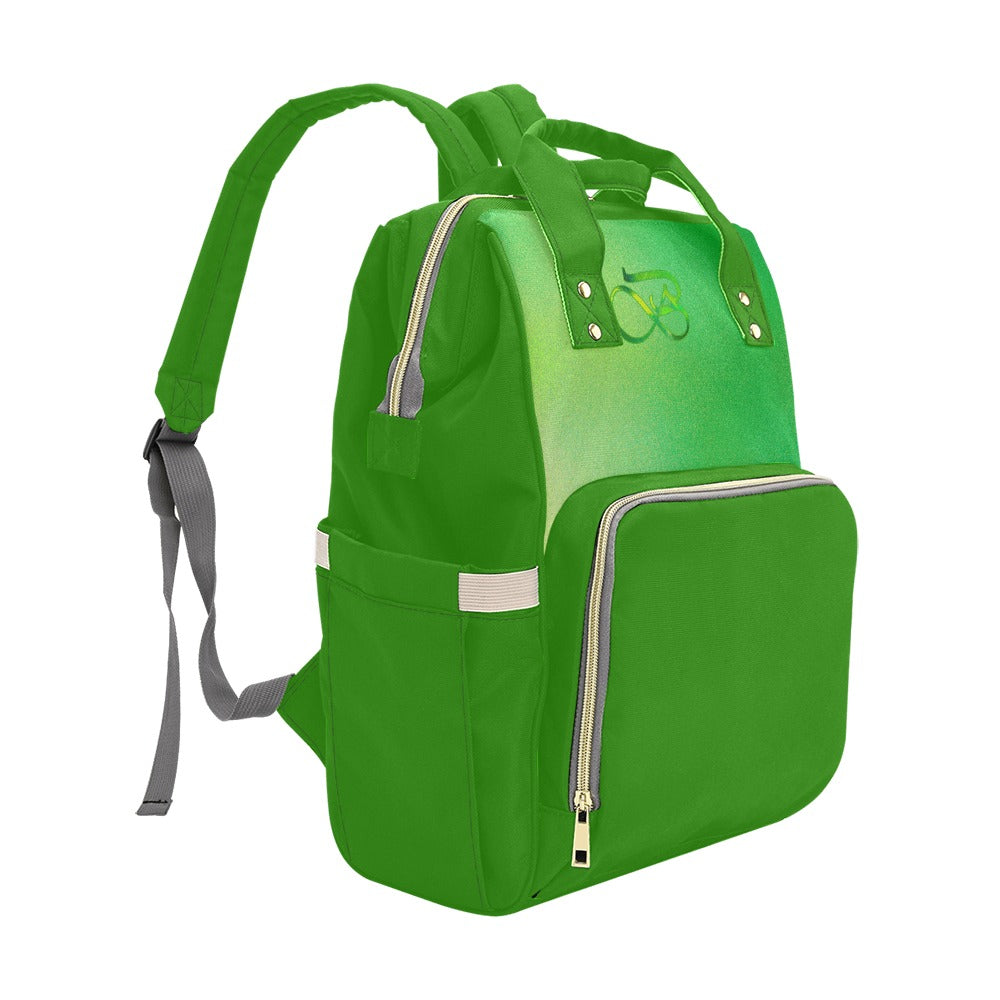 Sac à dos multiusage vert motif vert Bagaléa pour emmener de partout