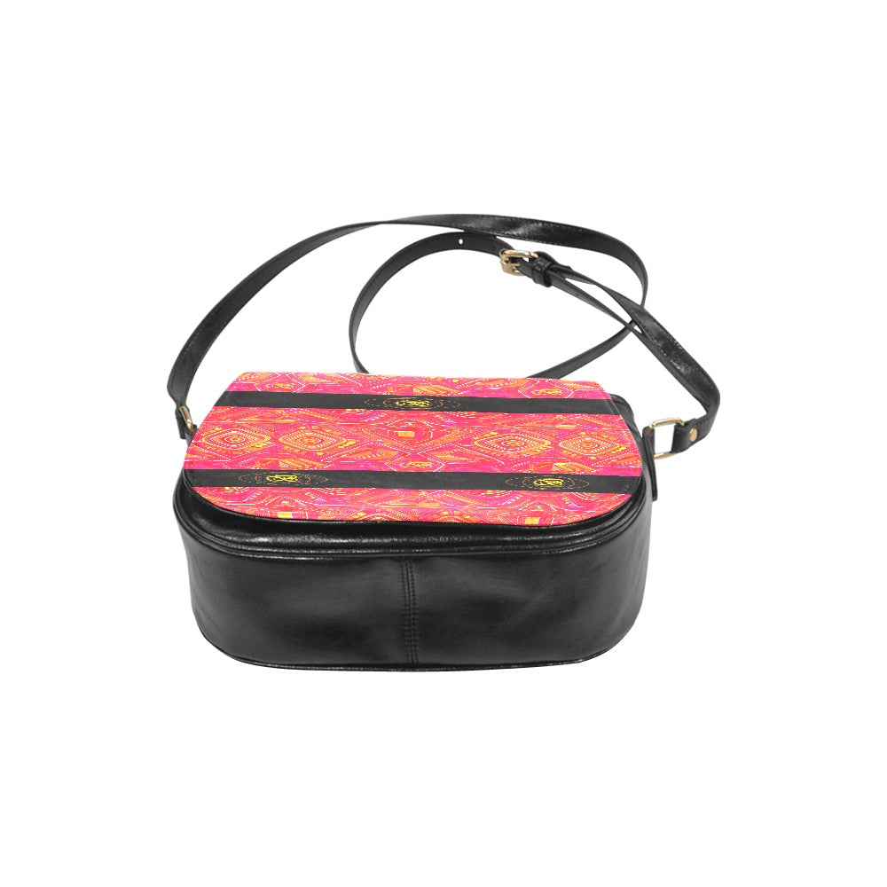 Sac bandoulière classique avec motifs Bagaléa