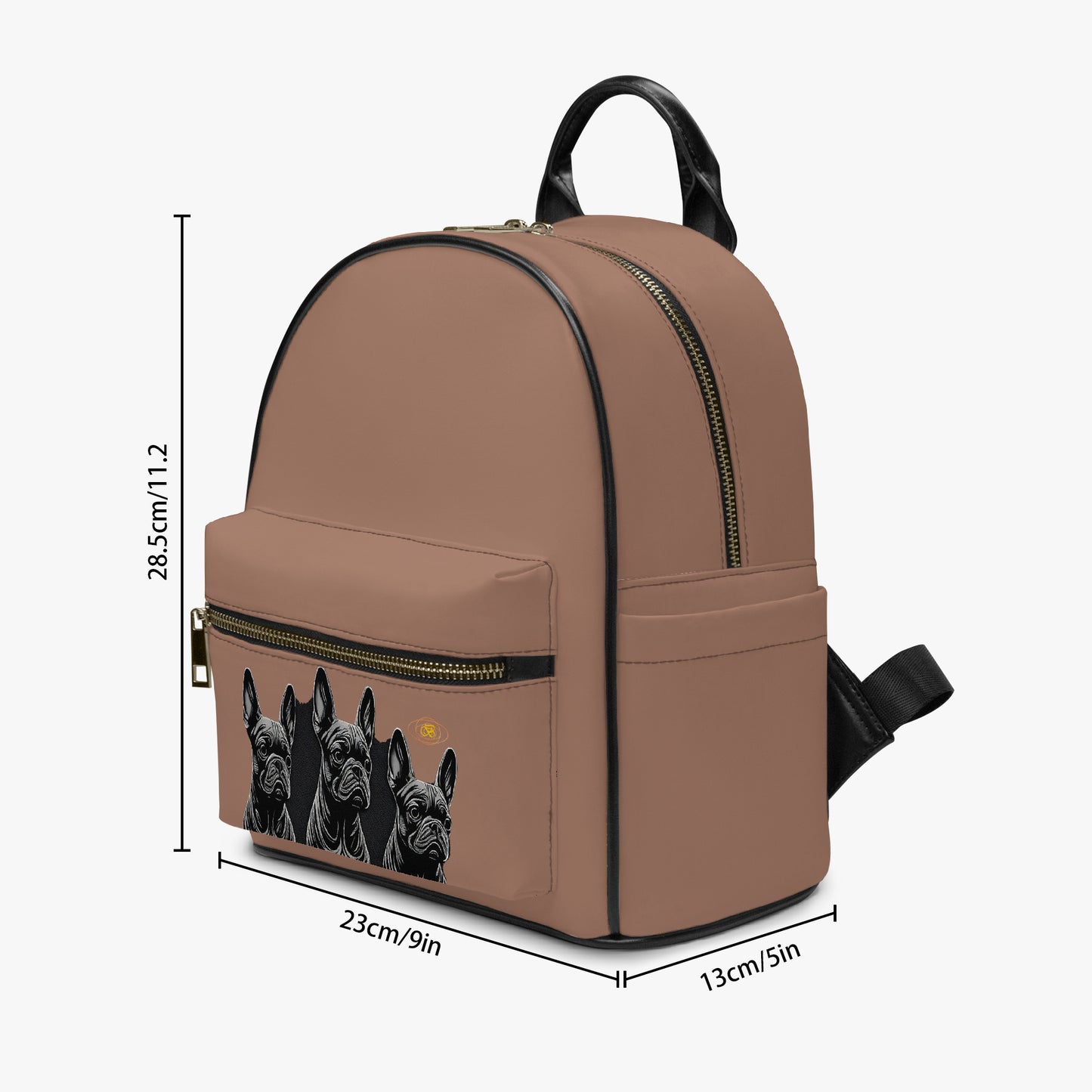 The backpack in PU leather no organic