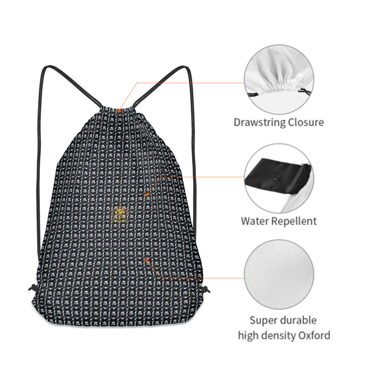 Un sac de sport pratique avec des cordons de serrage, conçu avec des matériaux de haute qualité pour une durabilité et un style optimal.