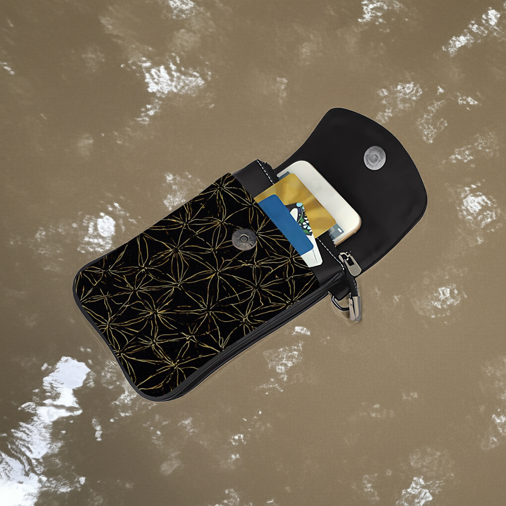 Cell Phone Crossbody Bag with Patterns