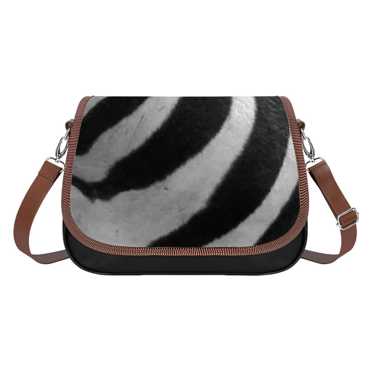 Ajoutez une touche sauvage à votre garde-robe avec ce sac au motif imprimé zèbre. Conçu en cuir PU de haute qualité, ce sac allie style et fonctionnalité, offrant un espace généreux pour tous vos essentiels tout en vous démarquant par son design audacieux.