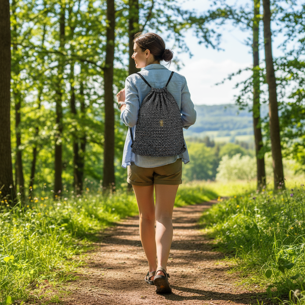 Scène outdoor sac à cordons