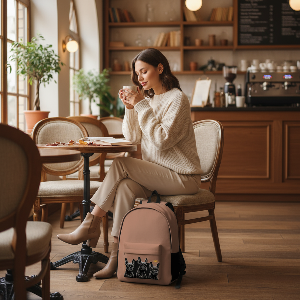 Scène sac mocha mousse