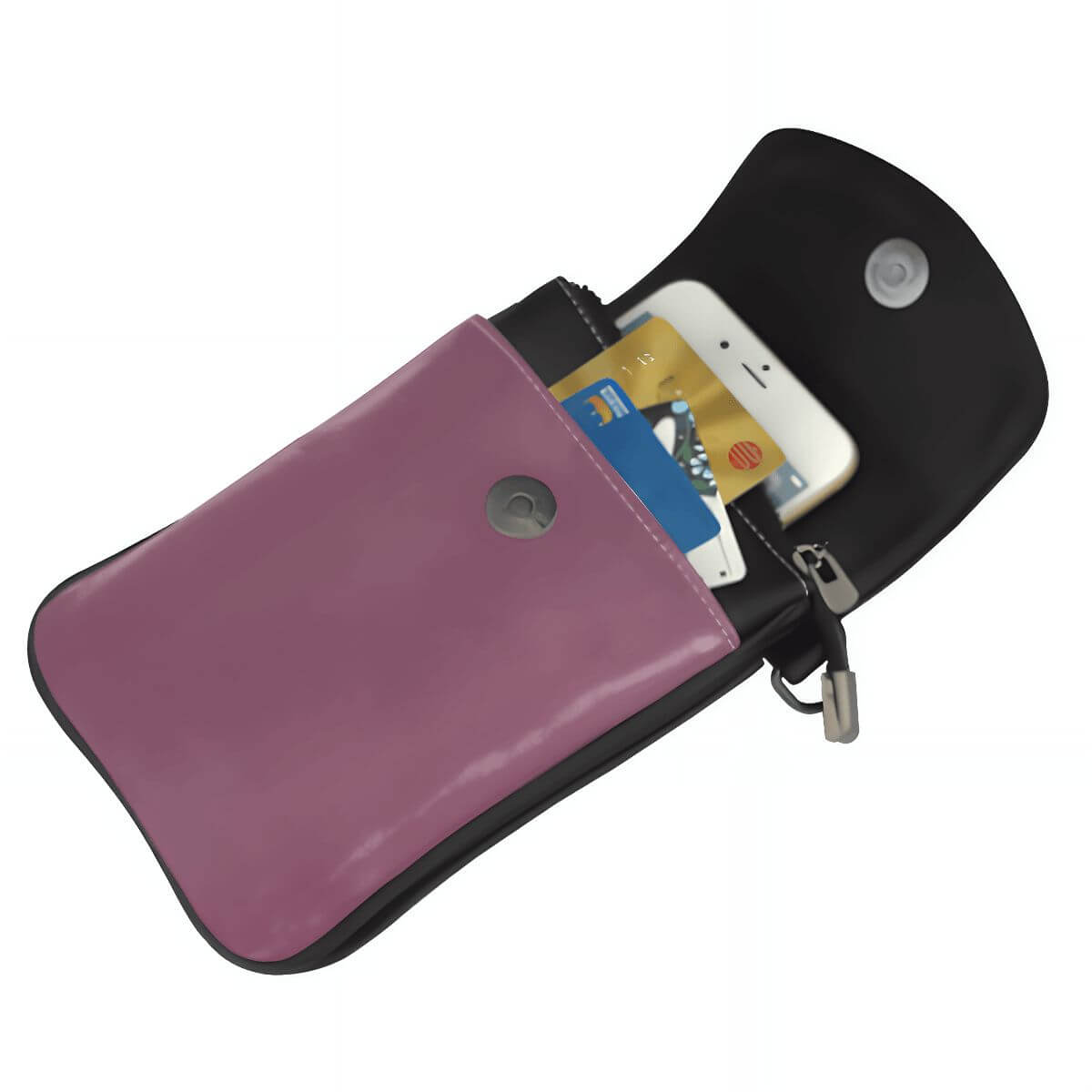 Classic Colors Cell Phone Crossbody Handbag
