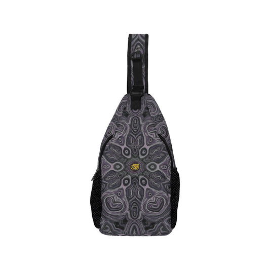 Sac De Poitrine Croisé Gris Motifs Bagaléa