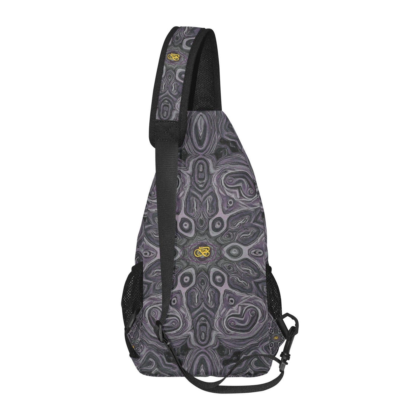 Sac De Poitrine Gris Motifs Bagaléa 