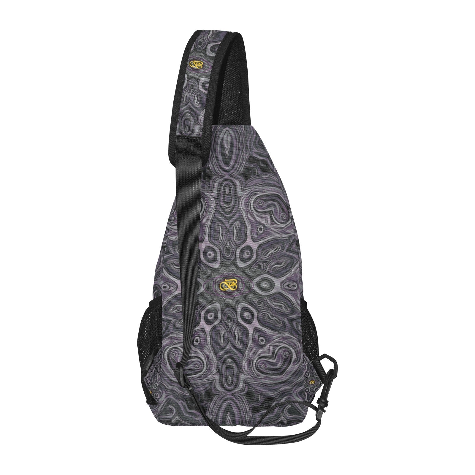 Sac De Poitrine Gris Motifs Bagaléa 